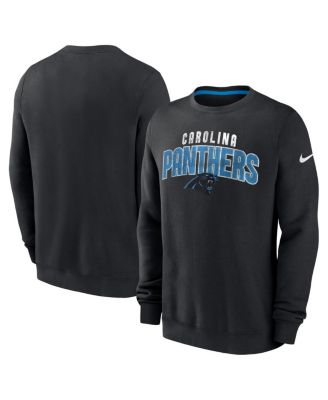 Nike - Men's Black Carolina Panthers Rewind Club Pullover Sweatshirt