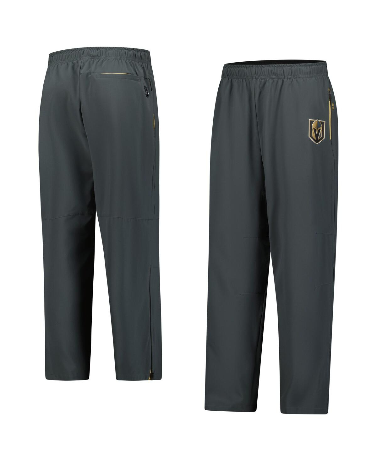Fanatics Women's Charcoal/gold Vegas Golden Knights Authentic Pro Rink Pants In Gray