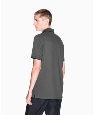 Men's Grosgrain Logo Polo Shirt