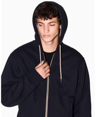 Men's Sherpa Lined Full Zip Hoodie Sweatshirt