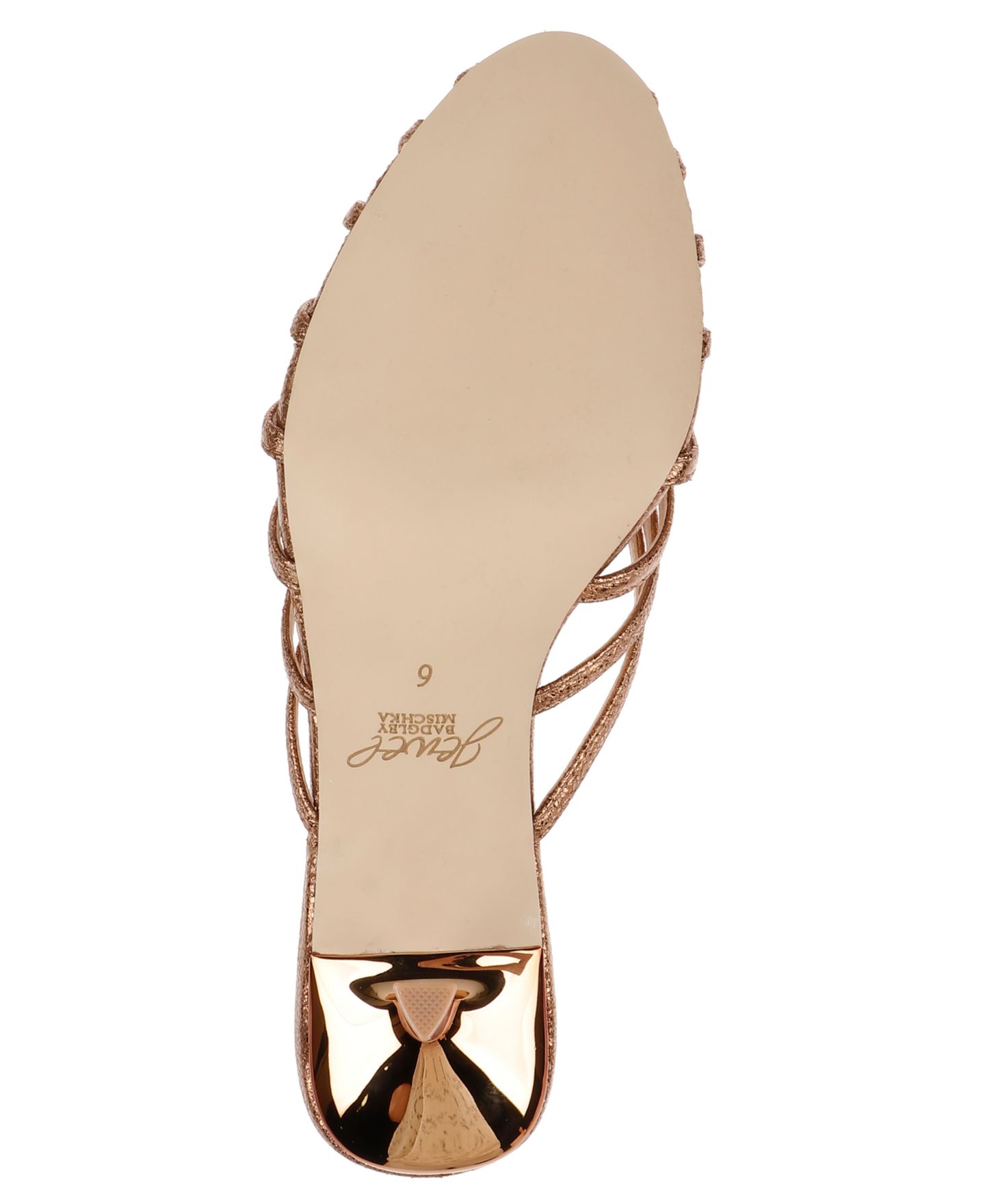 Женские сандалии Jewel Badgley Mischka Ilaria Dress Sandals, цвет: Бронзовый металлик — фото 5