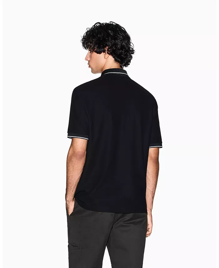 Men's Night Lab Short Sleeve Mercerized Cotton Pique Polo Shirt - thumbnail 8