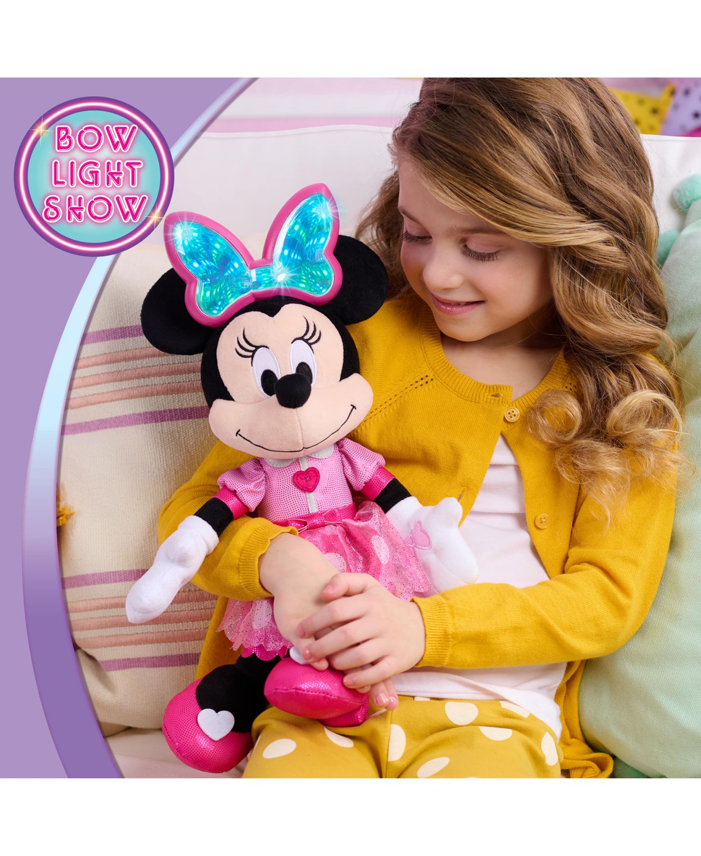 Детская мягкая игрушка Minnie Mouse Colorfinity Interactive 15" Plush — фото 7