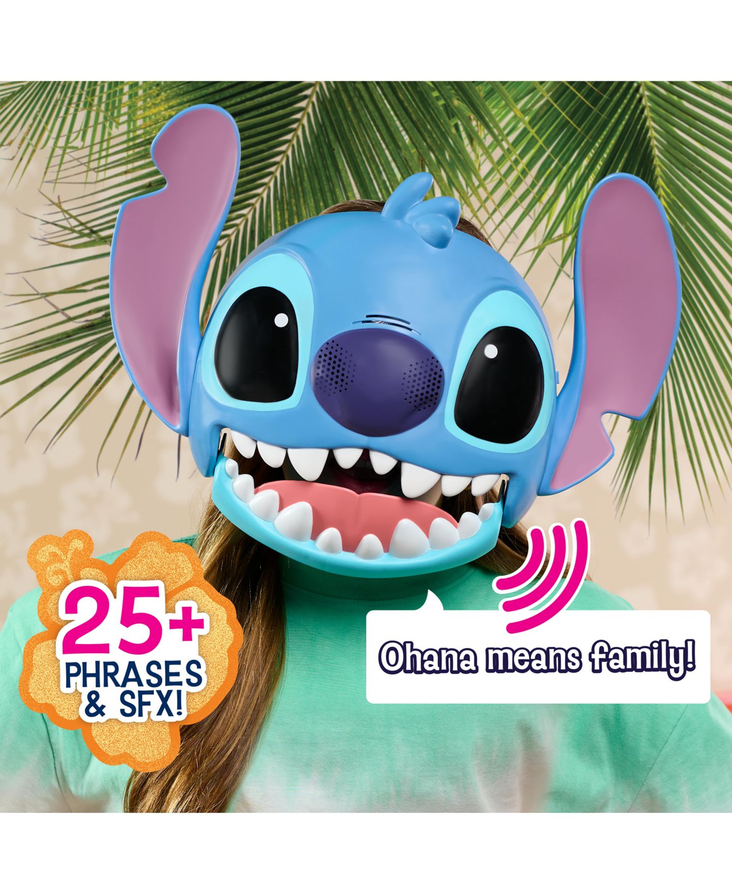 Детская игрушка Stitch Interactive Talking Moving-Mouth Mask, Ages 3+ — фото 4