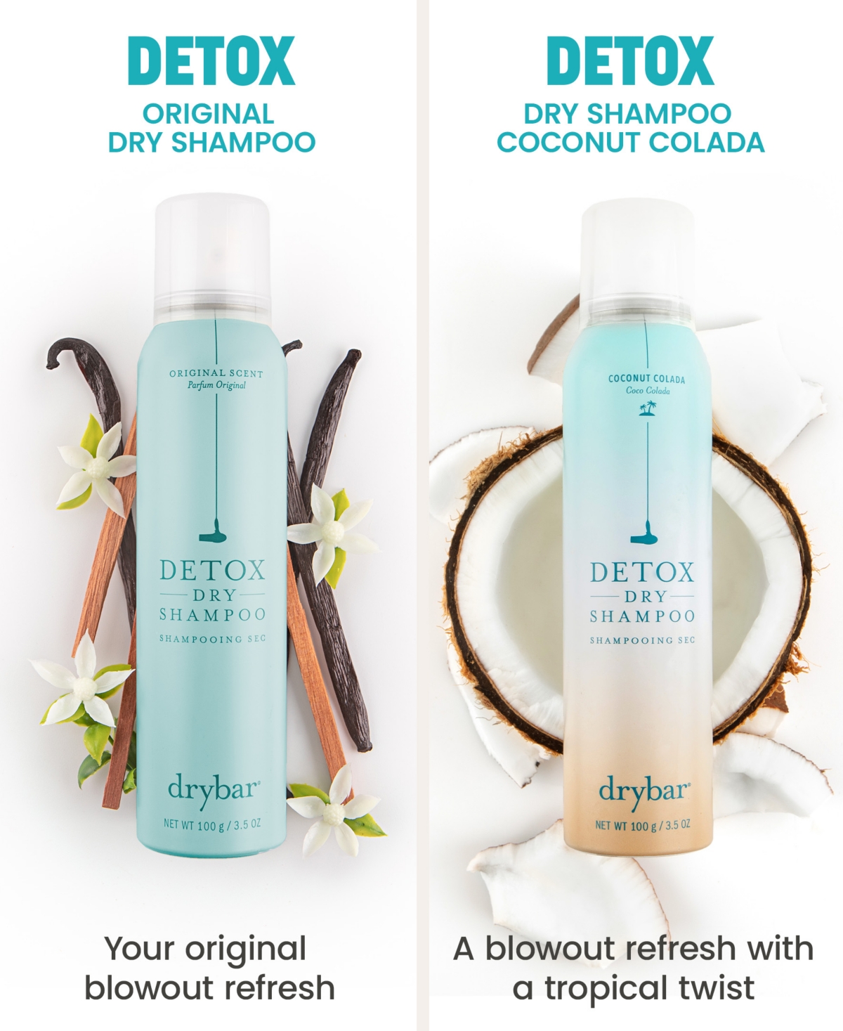 Drybar 2-pc. Clean Sweep Detox Dry Shampoo Duo Set In Green