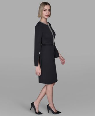 Women's Chain Trim Sheath Dress