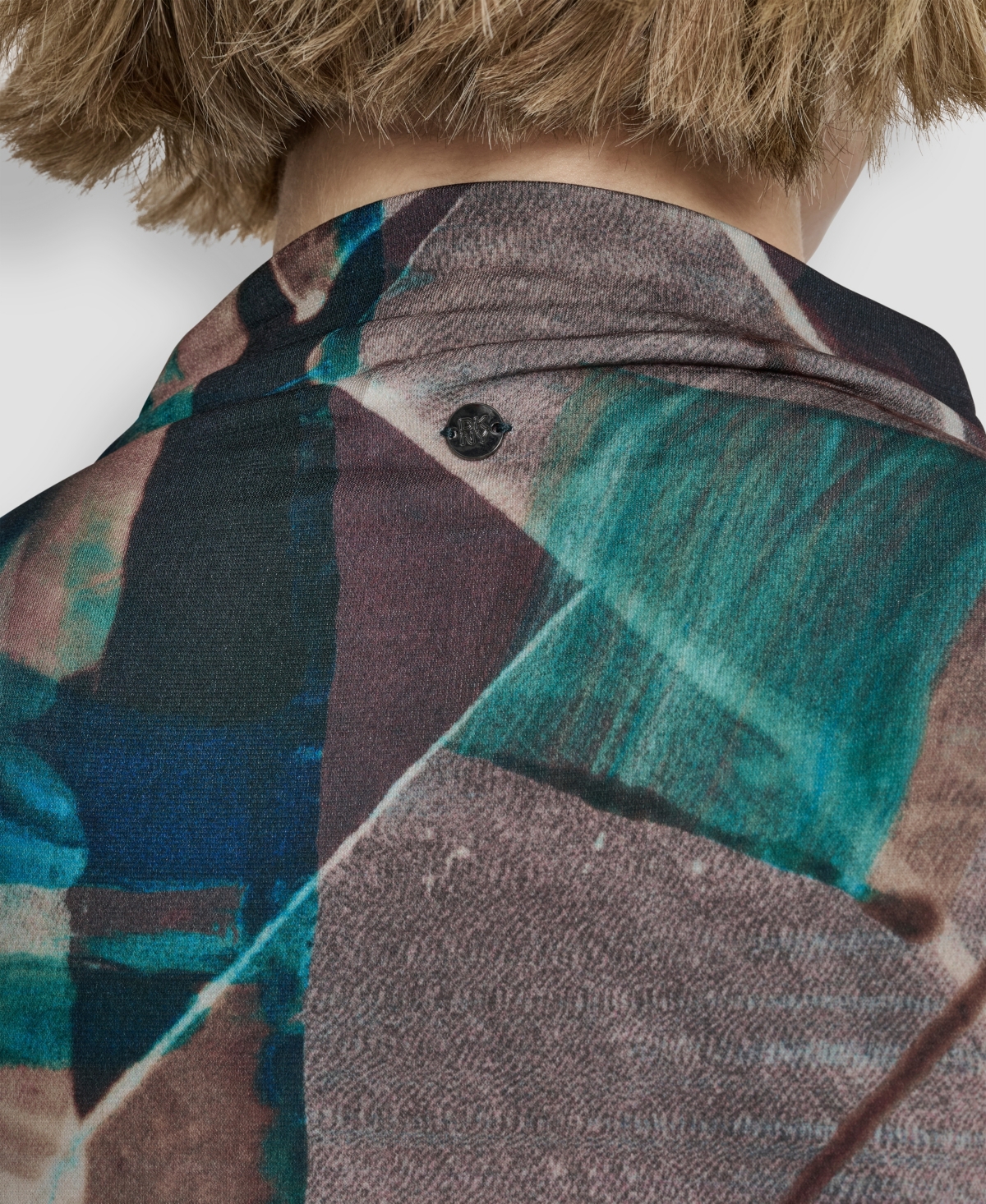 Dkny Women's Mock Neck Long Sleeve Top