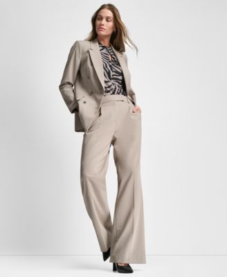 Women's Three-Button Double Breasted Jacket