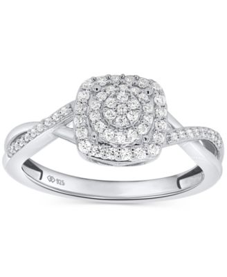 Promised Love - White Diamond Ring (1/4 ct. t.w.) in Sterling Silver