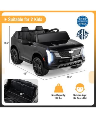 24V Ride on Truck 2-Seater Licensed Cadillac with Remote Control