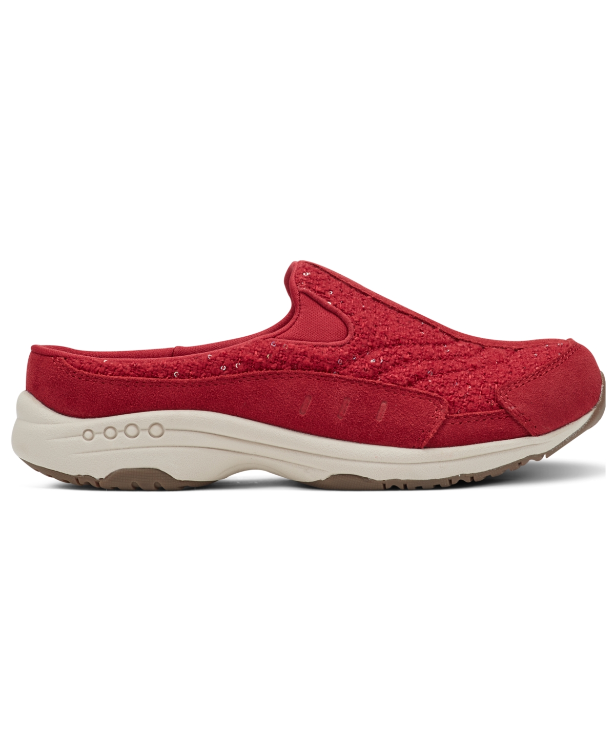 Easy Spirit Women's Traveltime Slip-on Mule Walking Sneakers In Red
