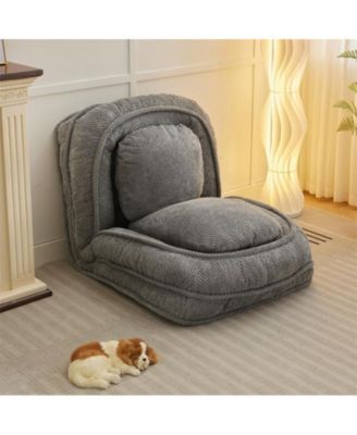 Lazy Sofa Chair Couch with 5 Adjustable Position Human Dog Bed
