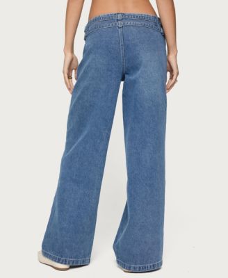 Women's Livia Double Belt Low Rise Jeans