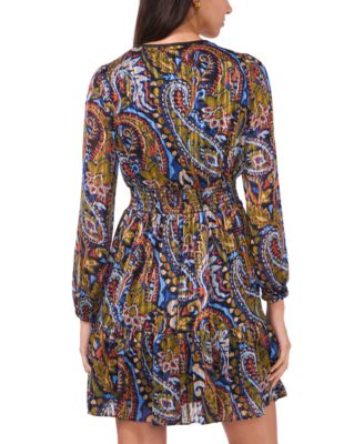 Women's Long Sleeve Babydoll Dress