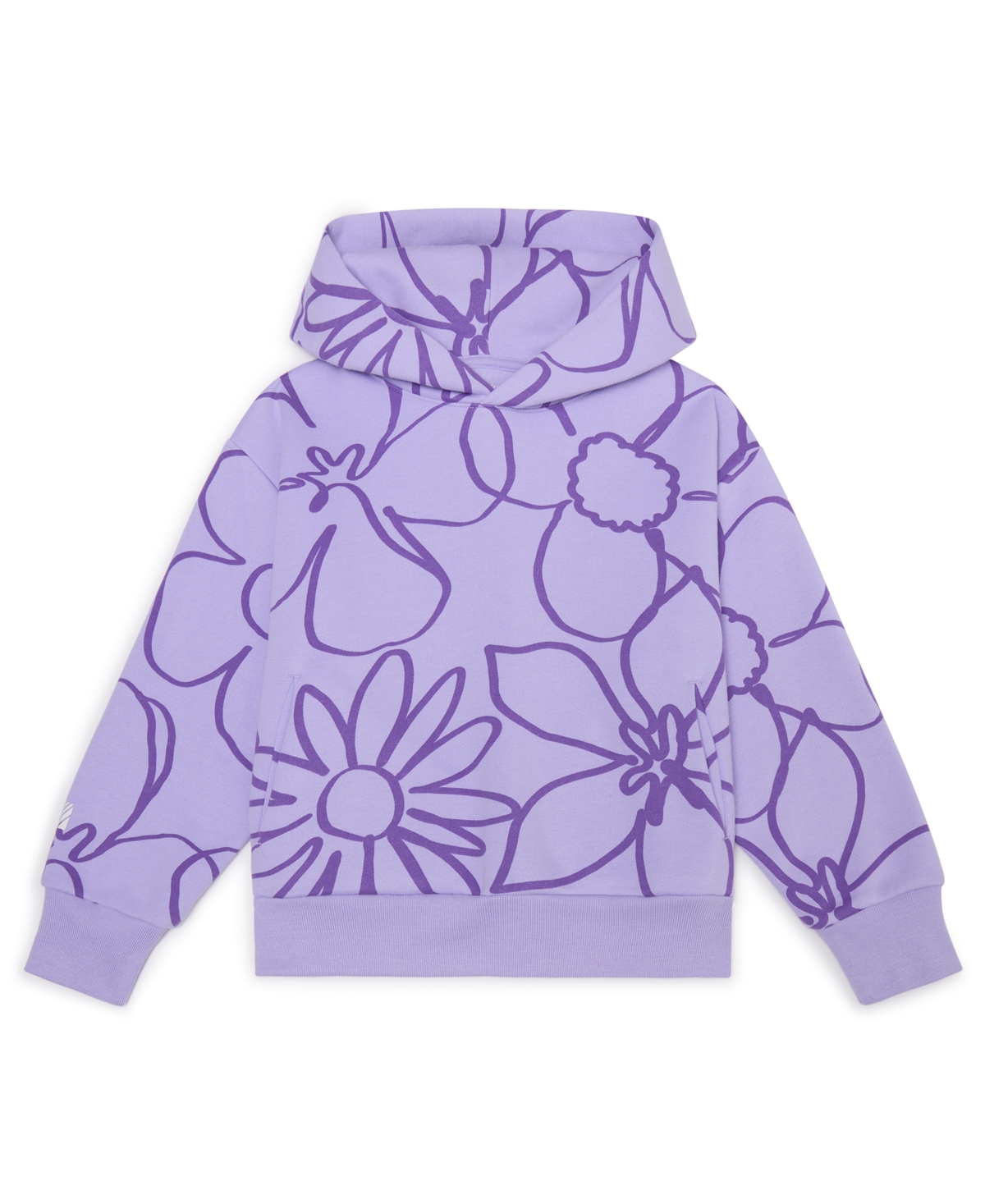 Color Lab Unisex 2t-6x Pull-on Printed Long Sleeve Hoodie In Purple