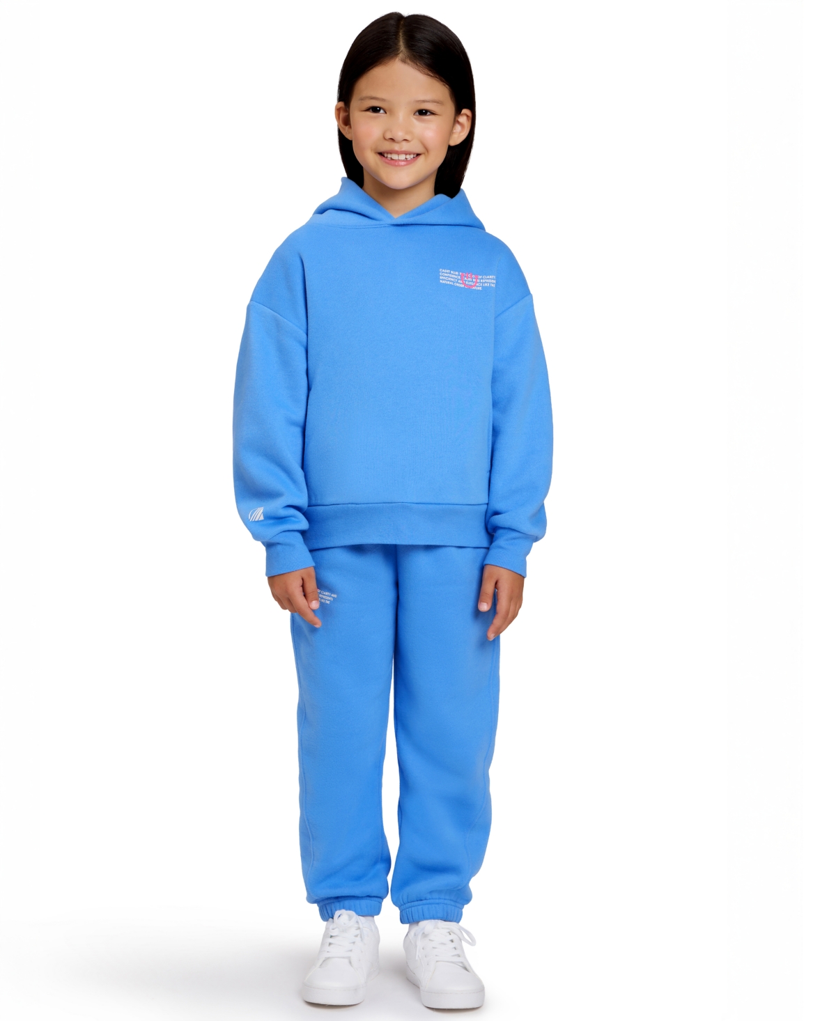 Color Lab Unisex 2t-6x Pull-on Printed Long Sleeve Hoodie In Blue