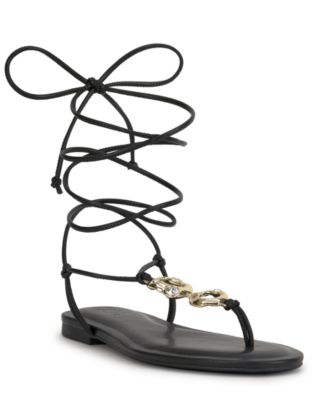 Women's Hakima Lace-up Flat Sandals, Macy's Exclusive