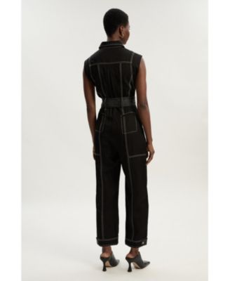Women's Premium Linen Woven Jumpsuit