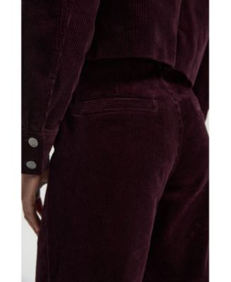 Women's Cord Straight Leg Pants
