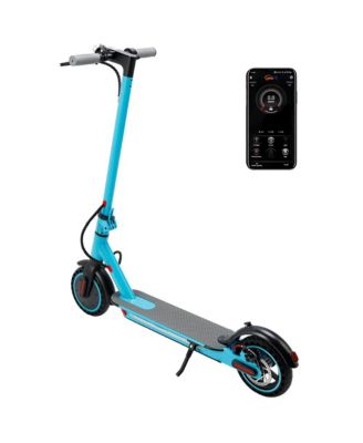 8.5 Inch Foldable Electric Scooter with 350W Motor, 22-Mile Range & Dual Brakes | Colorful LED Lights for a Stylish Night Ride