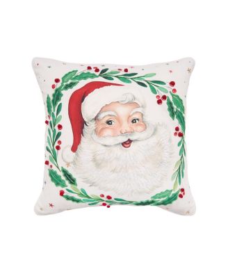 Vintage Santa Throw Pillow, 18" x 18"