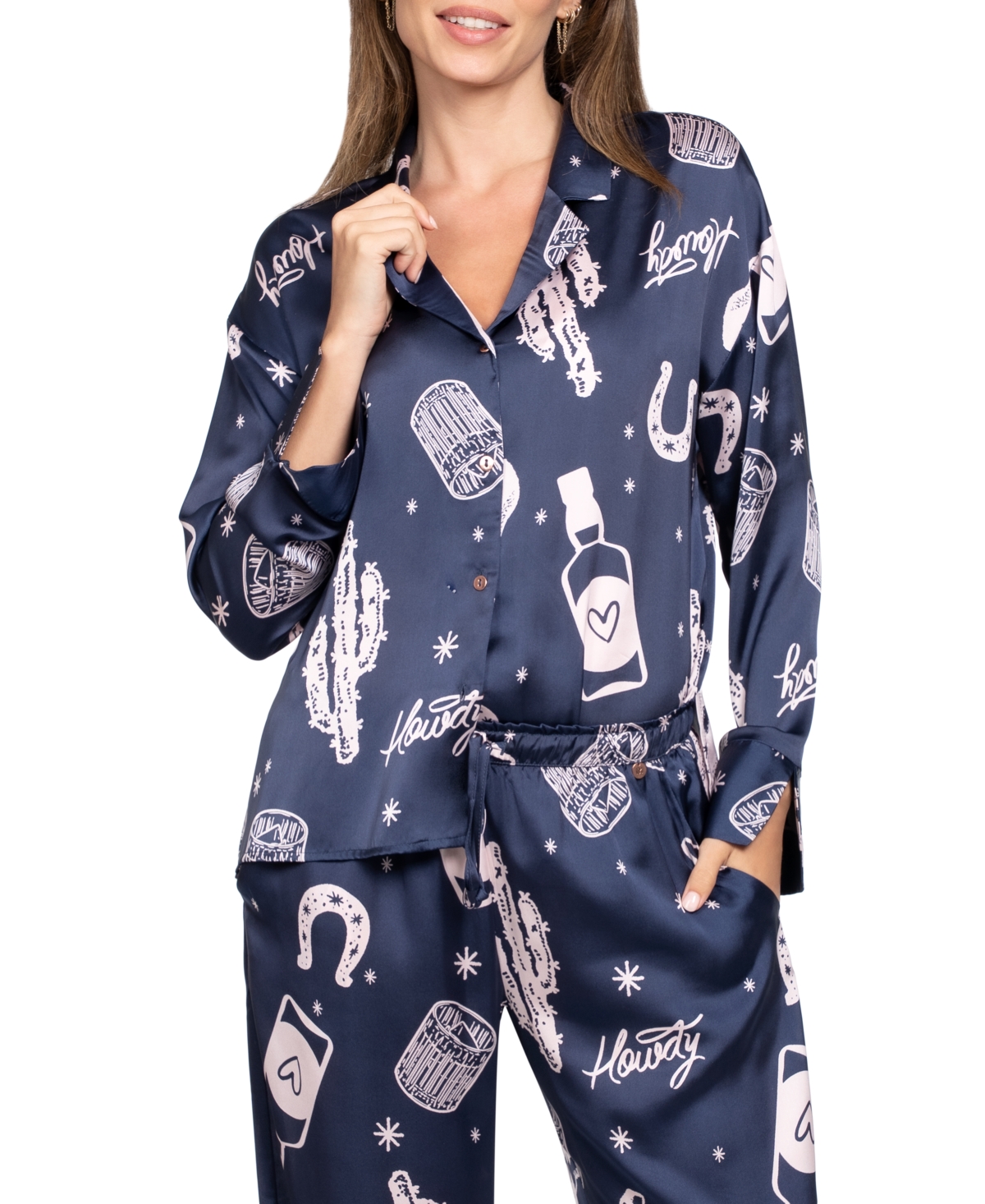 Midnight Bakery Women's 2 Piece Long Sleeves Loungewear Set