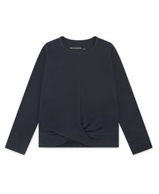 Girls Cozy Twist Front Knit Top