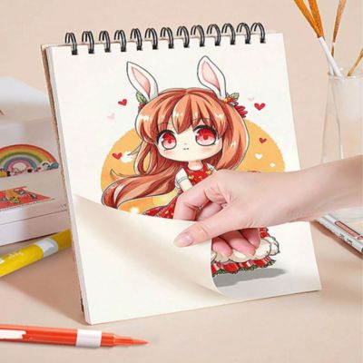 24 Colors, Acrylic Paint Pens, Dual Tip Pens With Fine Tip and Brush Tip for Rock Painting, Ceramic, Wood, Plastic, Calligraphy, Scrapbooking