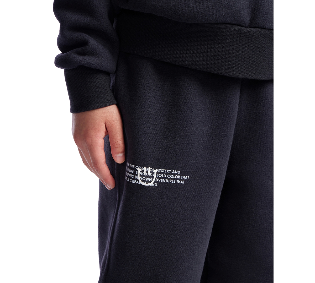 Color Lab Unisex 2t-6x Pull-on Fleece Jogger Pants In Black