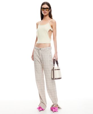 Women's Alabama Checked Detail Jeans