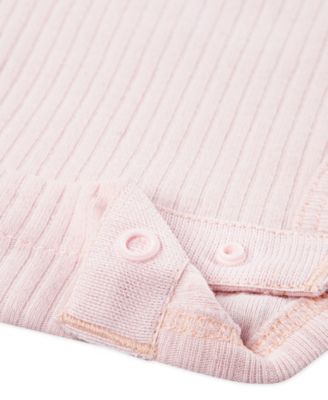 Baby Girls' Crewneck Bodysuits, 2-Pack Set