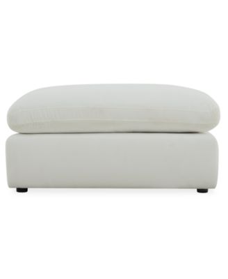 Fog 43" Fabric Ottoman