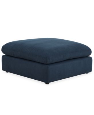 Fog 43" Fabric Ottoman