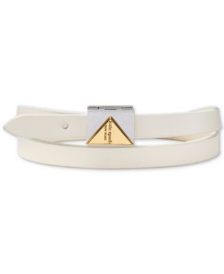 kate spade new york - Cubic Zirconia Leather Wrap Bracelet