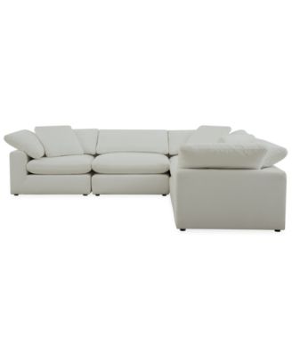 Fog 5-Pc. Fabric L-Sectional Sofa Set