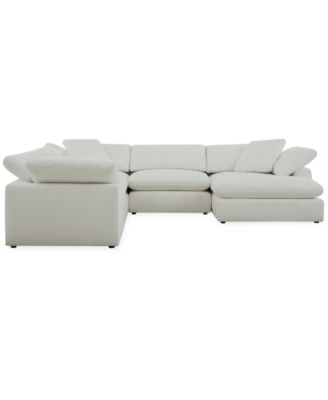 Fog 5-Pc. Fabric Chaise L-Sectional Sofa Set