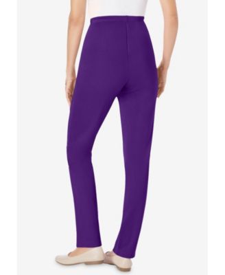 Women's Within Tall Knit Hassle-Free Pull-On Elastic-Waist Pants