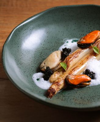 Stoneware Pasta Bowls, Set of 6