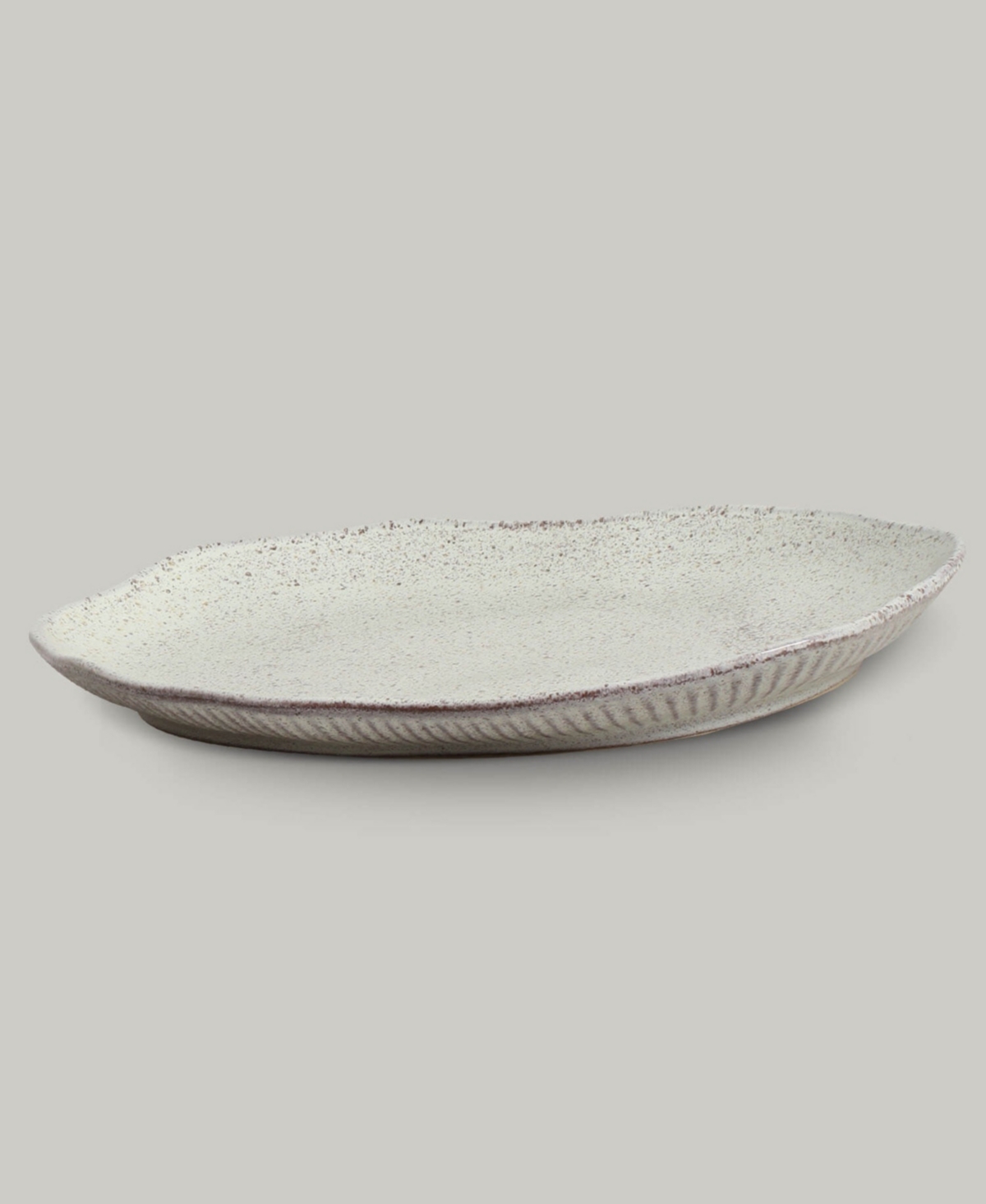 Porto Brasil Medium Shallow 11" Oval Platters, Set Of 4 In Neutral