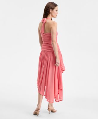 Women's Ruched Halter-Neck Dress, Macy's Exclusive