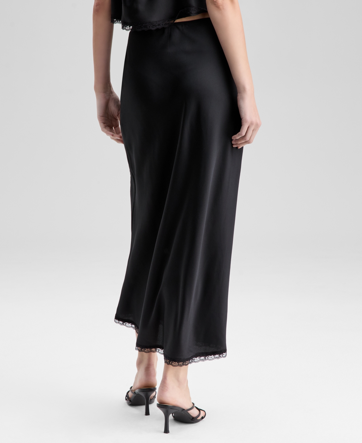 And Now This Women's Lace Bow-Inset Slip Skirt, Macy's Exclusive