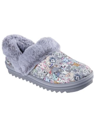Skechers - Women's Slip-ins: BOBS Cozy Kiss - Meow PJs Comfort Slippers from Finish Line