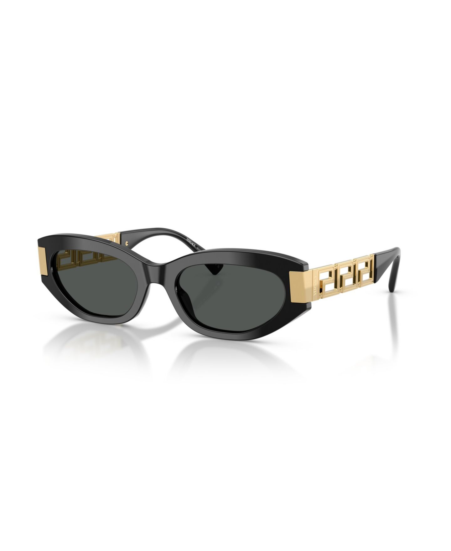 Женские солнцезащитные очки Versace Cat Eye Sunglasses, VE4501, цвет: Чёрный — фото 1