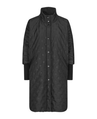 Women's Tilda Long Sleeve High Neck Long Coat