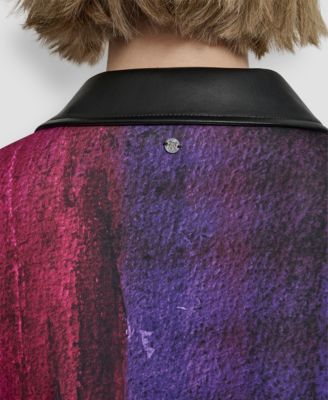 Petite Knot Front Long Sleeve Top