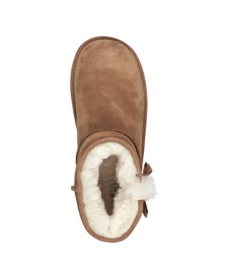 Women's Worldly Round Toe Casual Cozy Ankle Booties