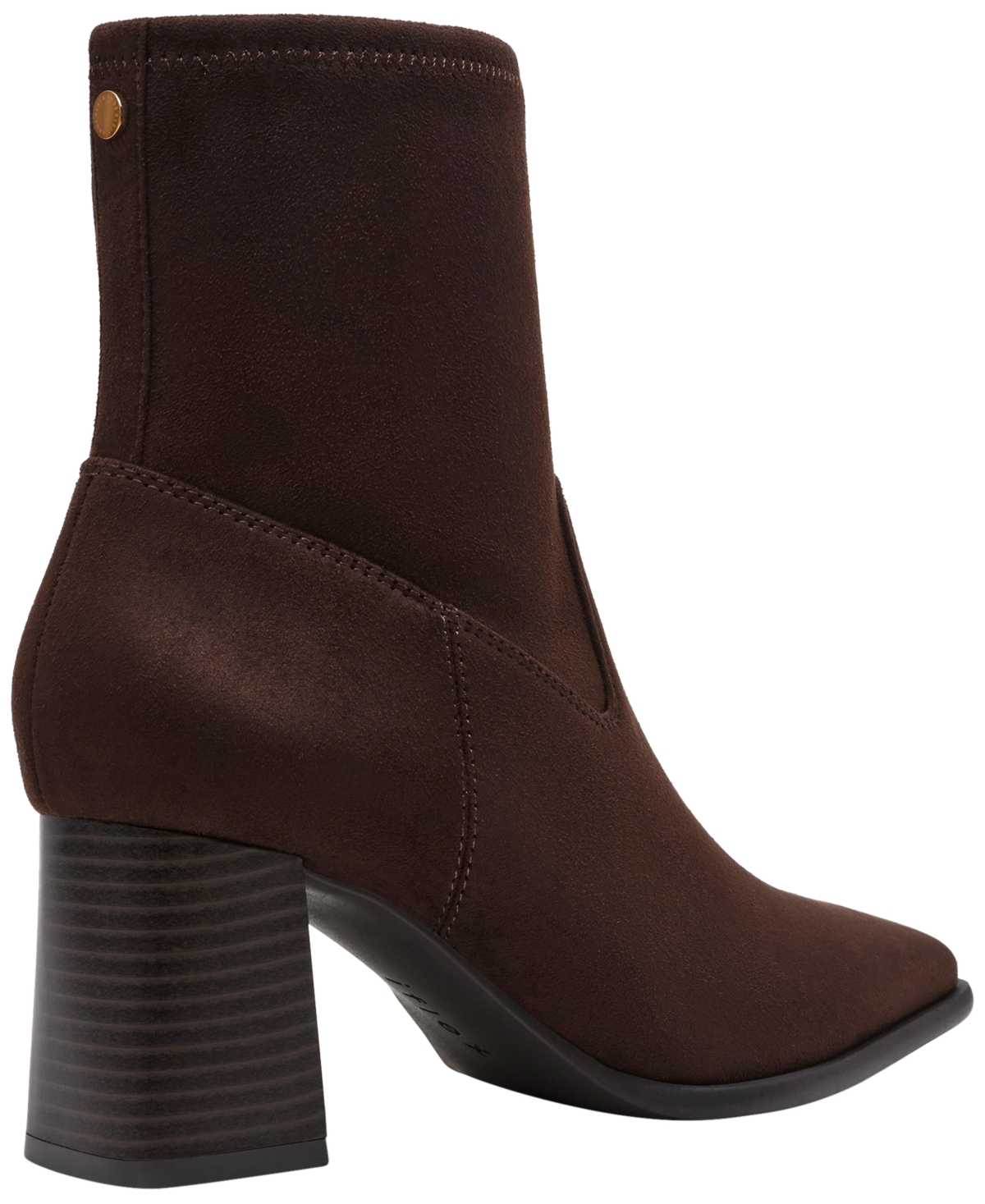 Anne Klein Women's Paidge Block Heel Dress Booties In Brown