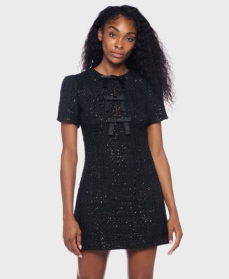 Alex & Sophia - Women's Short Sleeve Crew Neck Dress