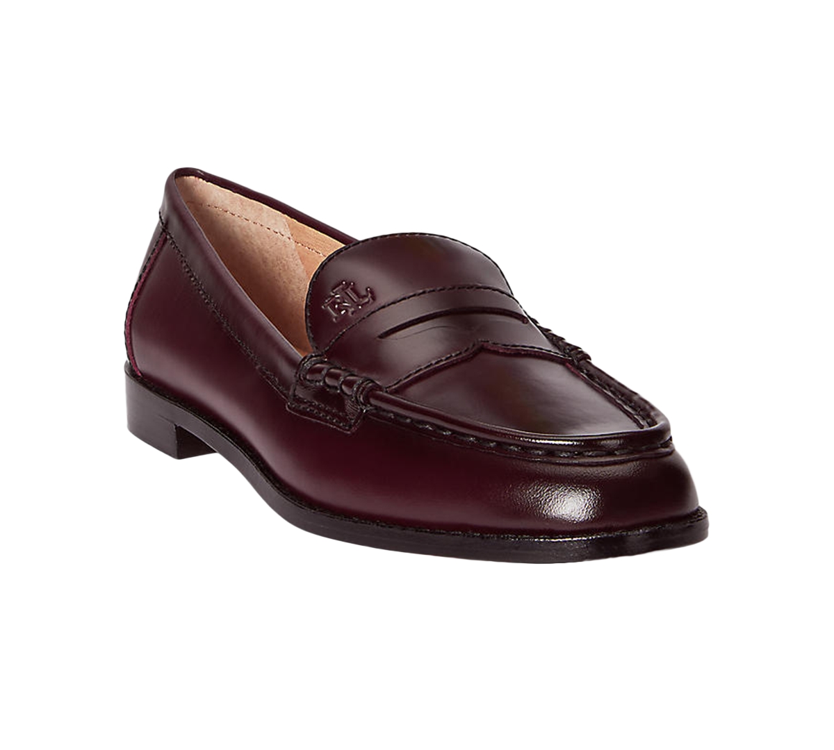 Ralph Lauren Women's Wynnie Loafers In Burgundy