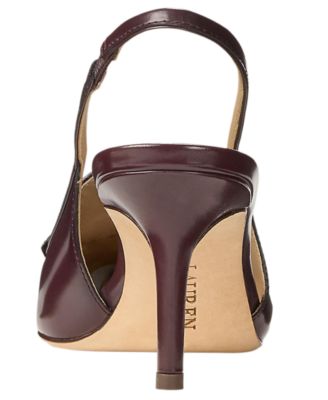 Women's Khloe Leather Slingback Loafer Pumps